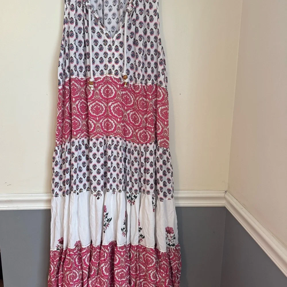 Chelsea & Theodore White and Pink Floral Dress Size 2XL/2T - Picture 1 of 6
